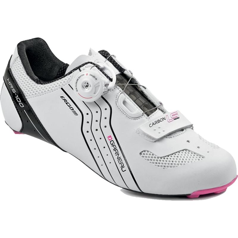 Louis Garneau Women's Carbon LS-100 III Cycling Shoes - White/Navy - 36